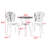 Best Seller Products 3-Piece Outdoor Rust-Resistant Cast Aluminum Patio Bistro Set With Cushion
