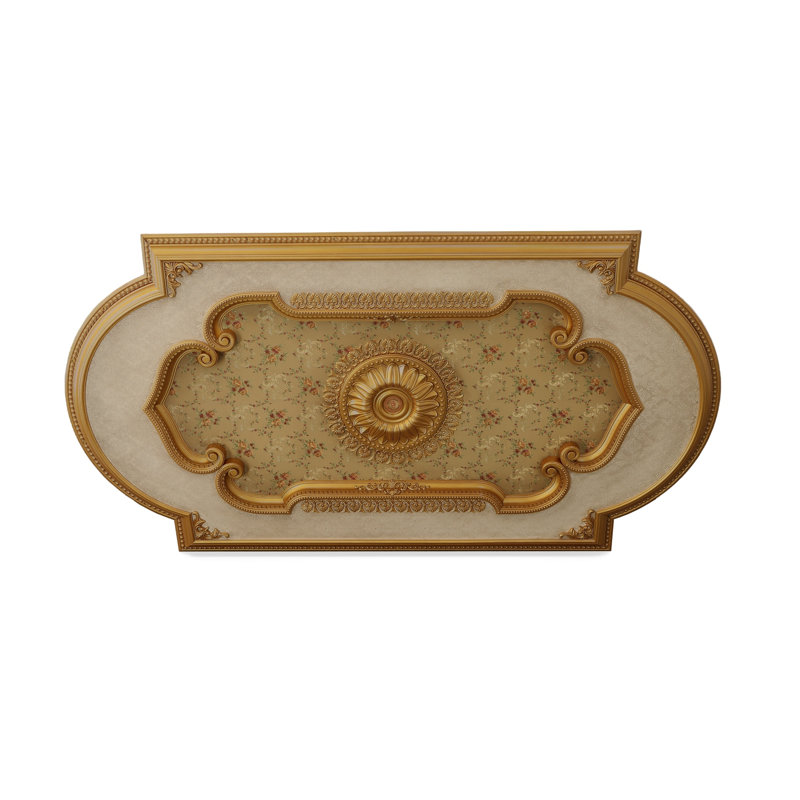 Floral Fantasy Chandelier Ceiling Medallion