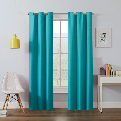 Eclipse Kendall Grommet Solid Blackout Curtain Panel