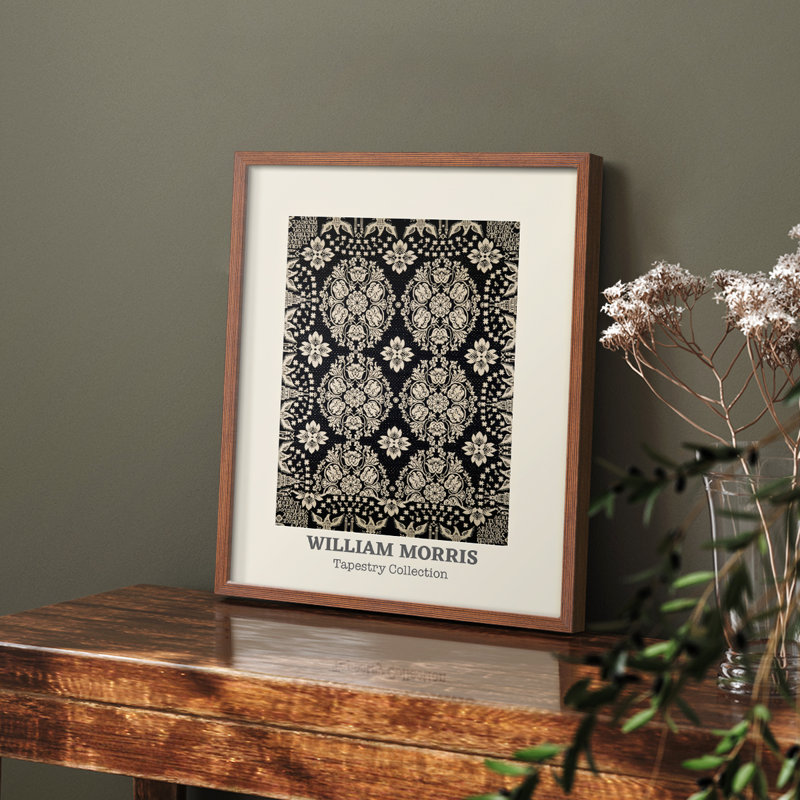 William Morris, reproduction encadrée XXVI, Naturel, H 14 po x l 11 po