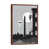 Classic Brown Wood Floater Framed