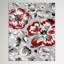 Tapis gris / rouge Rooshi-33381137