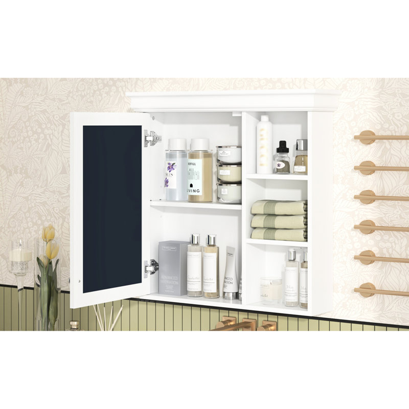 Armoire de rangement murale pour miroir de salle de bain 30 po x 28 po