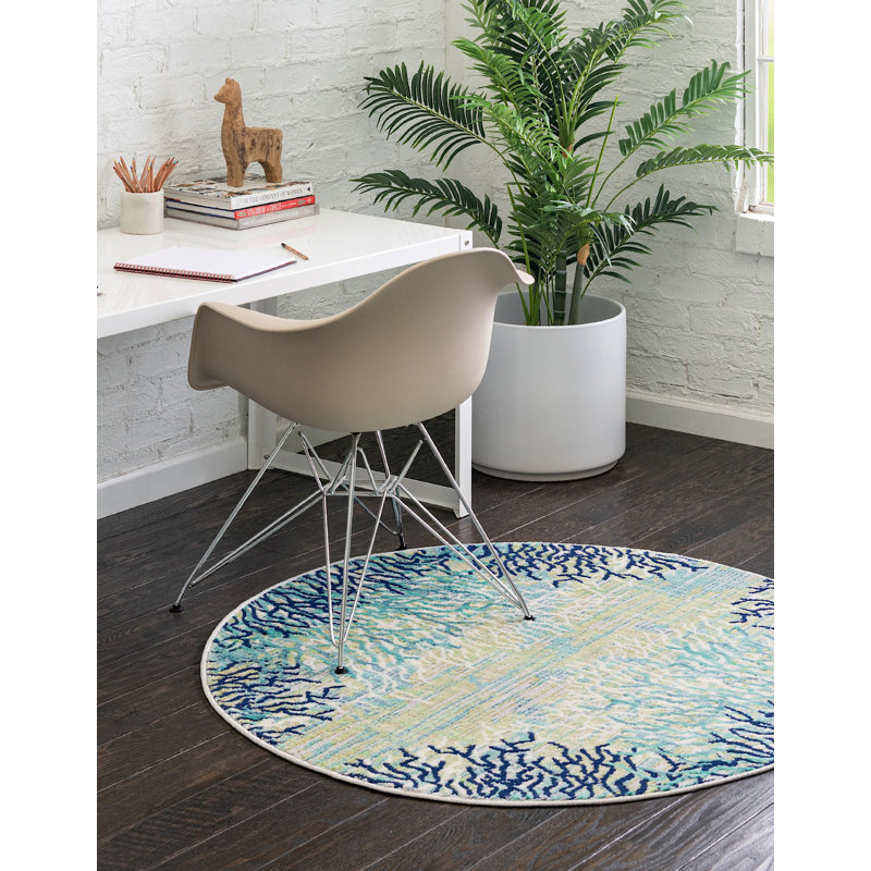 Tapis bleu sarcelle Odenville, Rectangle 9 pi x 12 pi