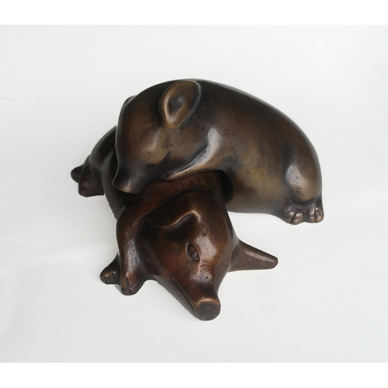 Figurines de porcelets paires Mcnamara