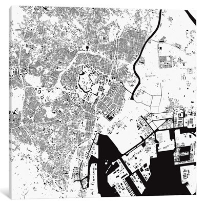 « tokyo », art sur toile tendue