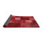 Tapis rouge / brun Patchwork-735857114