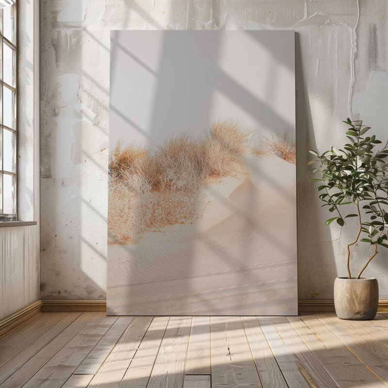 Golden Sandscape, grande impression sur toile, H 54 po x l 36 po