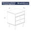 Mid Century Two-Drawer Nightstand-75031820