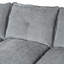 Canapé modulaire en U en chenille avec coussins d'accoudoirs réglables - pour les salons, les bureaux et les espaces spacieux-839122597