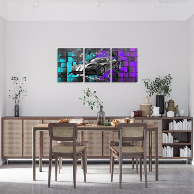 3 Piece Wrapped Canvas Wall Art