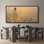 «Jesus with His Sheep at Sunset in a Soft Garden Landscape», très grandes images, impression sur toile encadrée-1759254791-1759254785