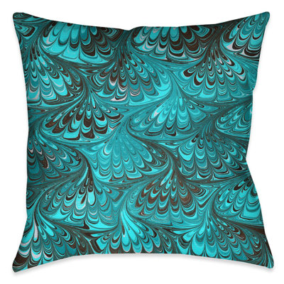 Coussin Marble Marble Aqua
