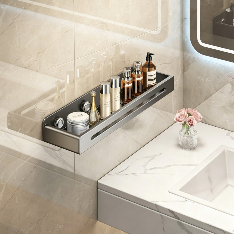 Carbon Steel Wall Bathroom Shelves