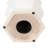 White Ceramic Drum Side Table Stool - 13"x17.1" Modern Indoor/outdoor Garden Use