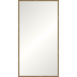 Antique Gold Wave Floor Mirror