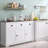 53.54" W Manufactured Wood Sideboard with 3 Drawers-1569551622