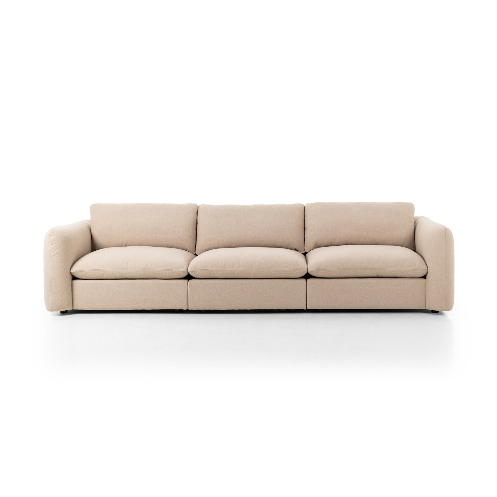 Margorie 115" Linen Modular Sofa, Antwerp Taupe