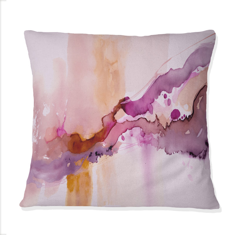 Coussin décoratif Eruption Of Raspberry Blush Joy II - Abstract