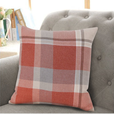 Maniscalco Plaid Square Cushion
