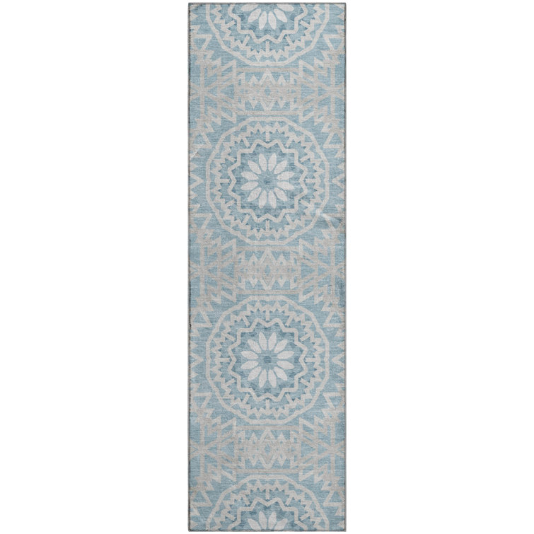 Premium Machine Washable Cerrito Denim Rug