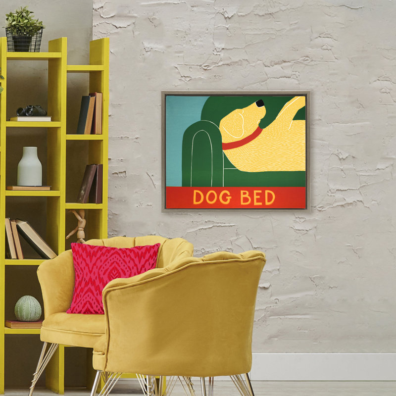 Cadre flottant pour chien Dog Design, par Stephen Huneck, Cadre flottant orme Montalcino, H 25 po x l 31 po