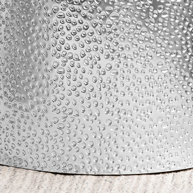 Magnifiques tables d'appoint de 2 pièces - Design martelé, structure en fer, table d'appoint tendance (2) en métal, utilisation instantanée, couleur