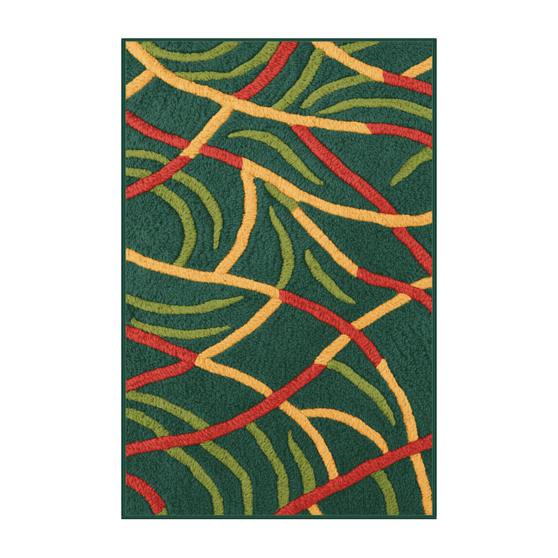 Tapis lavable hawaïen Lilikoi Vines, Tapis de couloir 2 pi x 5 pi