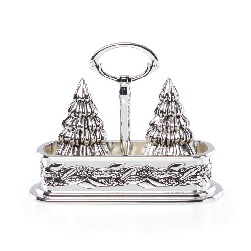 Snow Berry Salt and Pepper Caddy