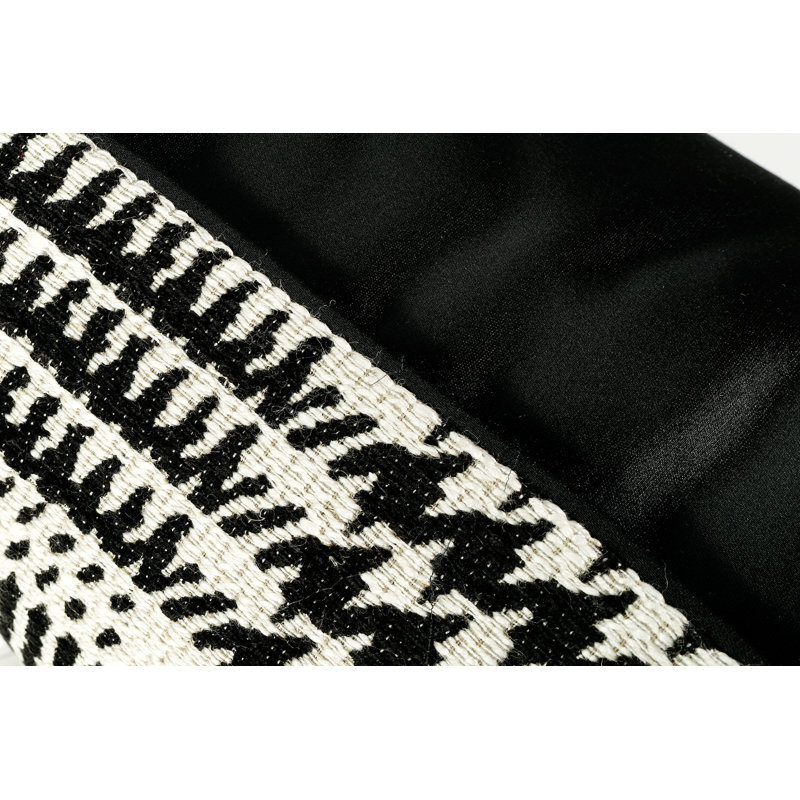 Houndstooth Reversible Throw Pillow