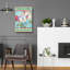 «Flag 3» par Jean Plout, art mural en verre acrylique, 16 po x 24 po-1379760227