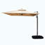 Parasol en porte-à-faux rectangulaire 9 pi x 11 pi avec mât central, beige (base non incluse)-437681674-437681680