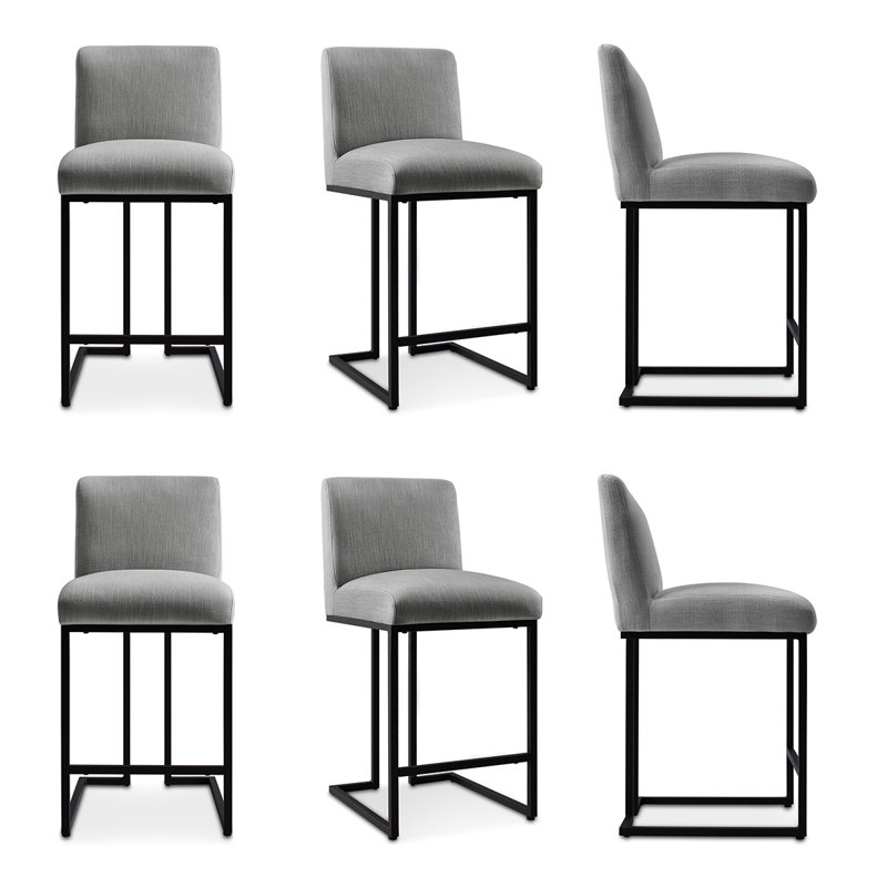  Tabouret de bar 25 po, Gris