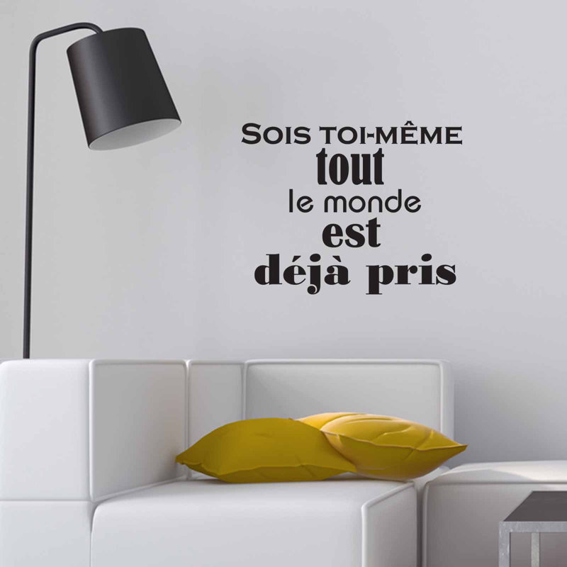 Text & Numbers Wall Decal