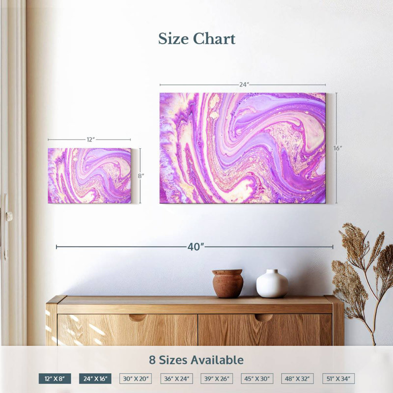 Avery Abstract Ancient Oriental, 16'' H x 24'' W