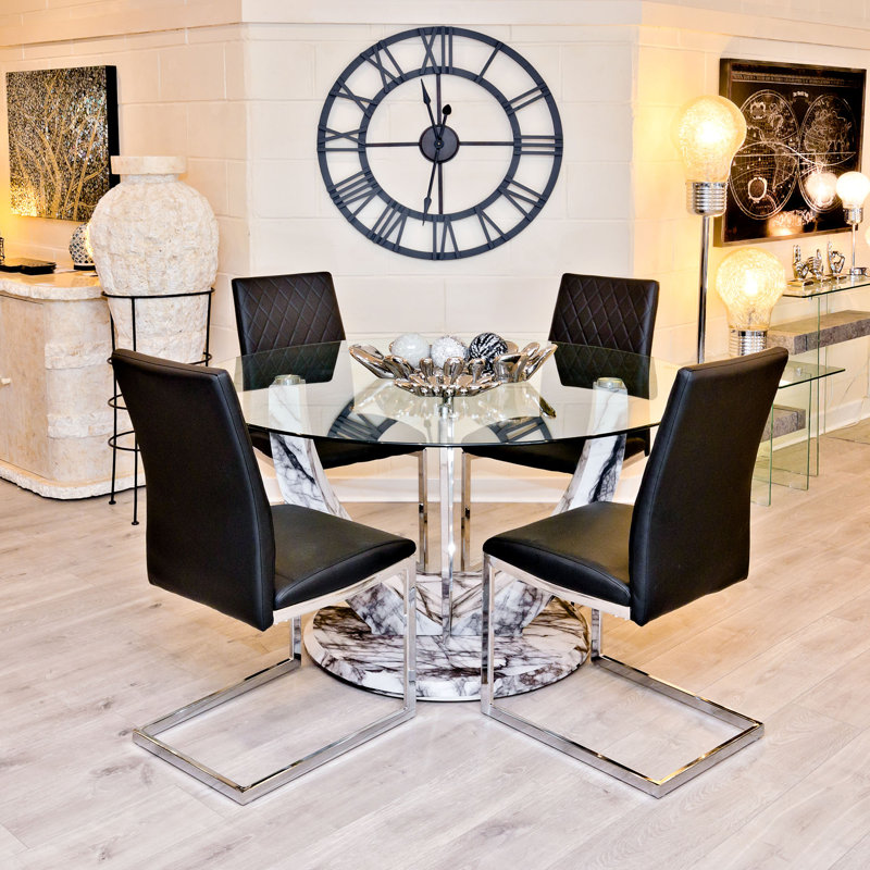 Killoren 48cm H Upholstered Accent in Grey, Black