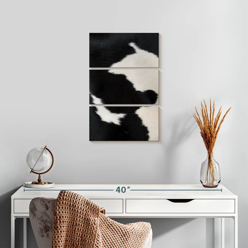 Brampt Cow Hide, 23" H x 14" W