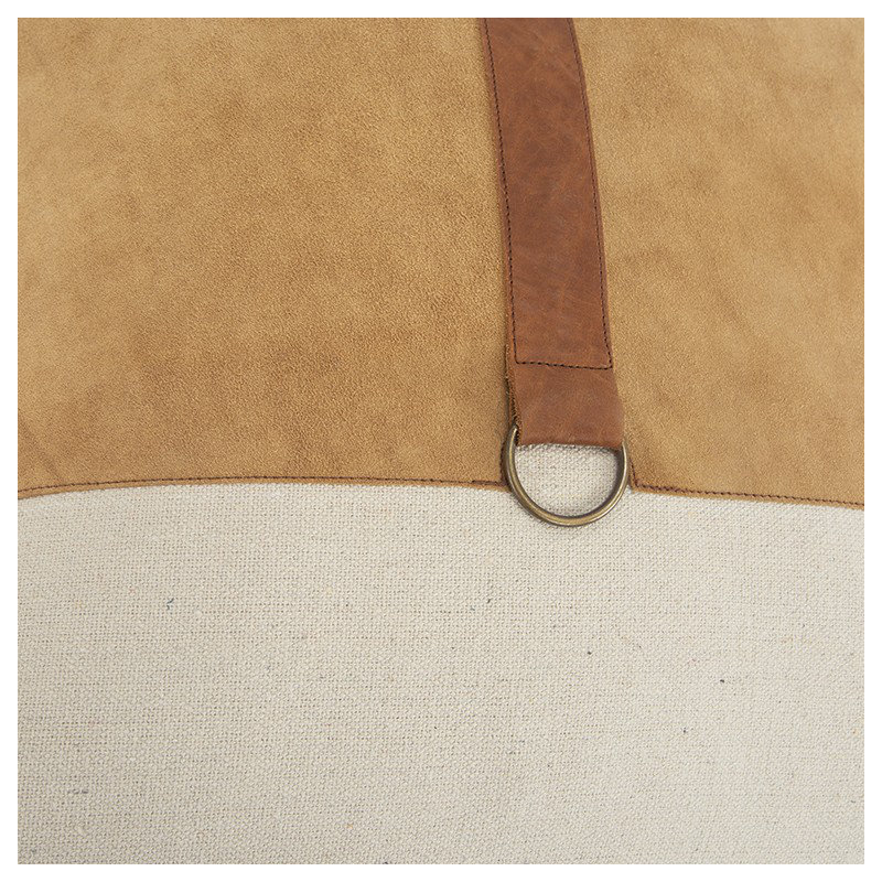 Leather Throw Pillow