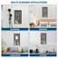 13" X 25" Stainless Steel Shower Niche Double Shelf-1727893573