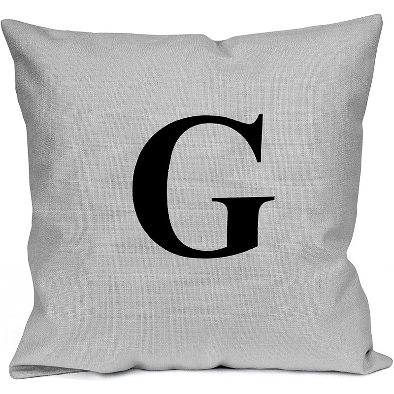 Blaque Black Square Cushion Cover