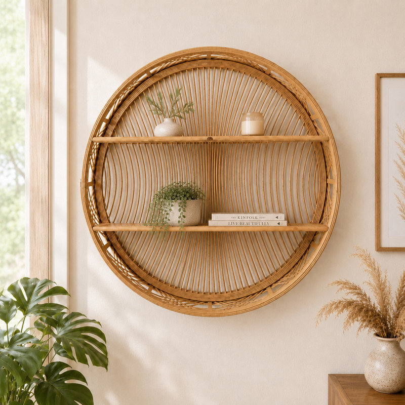 Senna Round Wall Shelf