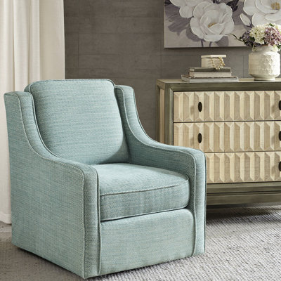 Chaise de bureau rotative 360 °, capacité de poids maximale de 300 lb, tissu chenille poussiéreux, fabrication en bois massif, coussin amovible pour une limite de jeu confortable et pivotante, méthode de nettoyage simple, avec