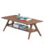 Table basse en bois avec tablette