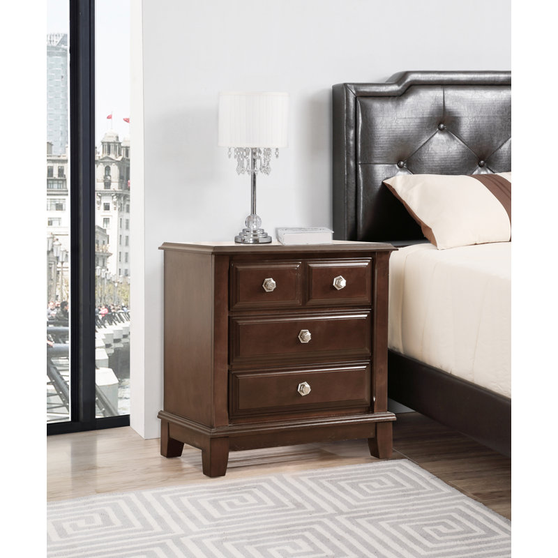 Cheve Nightstand, Cappuccino