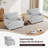 Modern Upholstered Arm Accent Chair With Pillow(Set of 2)-115747890