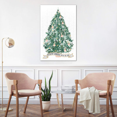 Spirit of Christmas III 1 Piece Wrapped Canvas Wall Art