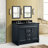 Rothschild 49'' Double Bathroom Vanity with Granite Top-1667333400