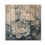 Pivoine monochrome givrée I - pivoines, art mural en bois - sur bois de pin naturel-1752916015