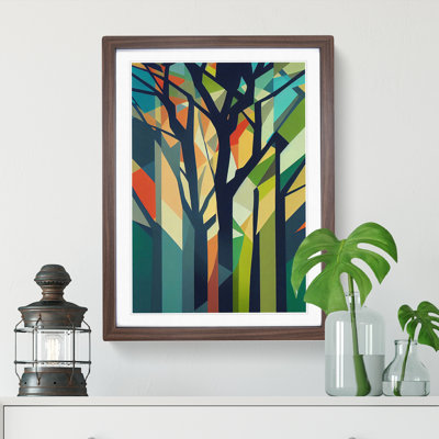 Abstract Art Tree No.1 - Single Picture Frame Print