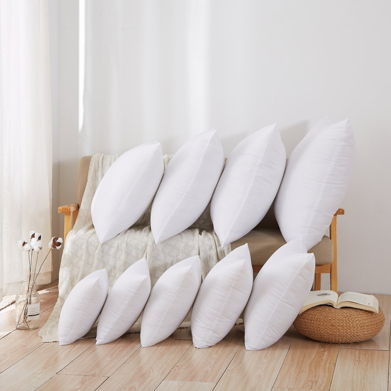 Solid Colour Reversible Pillow Insert, 24"H x 24"W